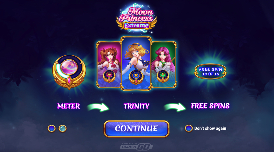 Moon Princess Extreme slot features