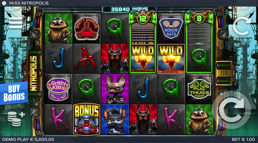 Nitropolis Slot Game - Elk Studios