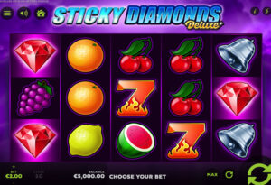 Sticky Diamonds Deluxe slot game - Gamomat